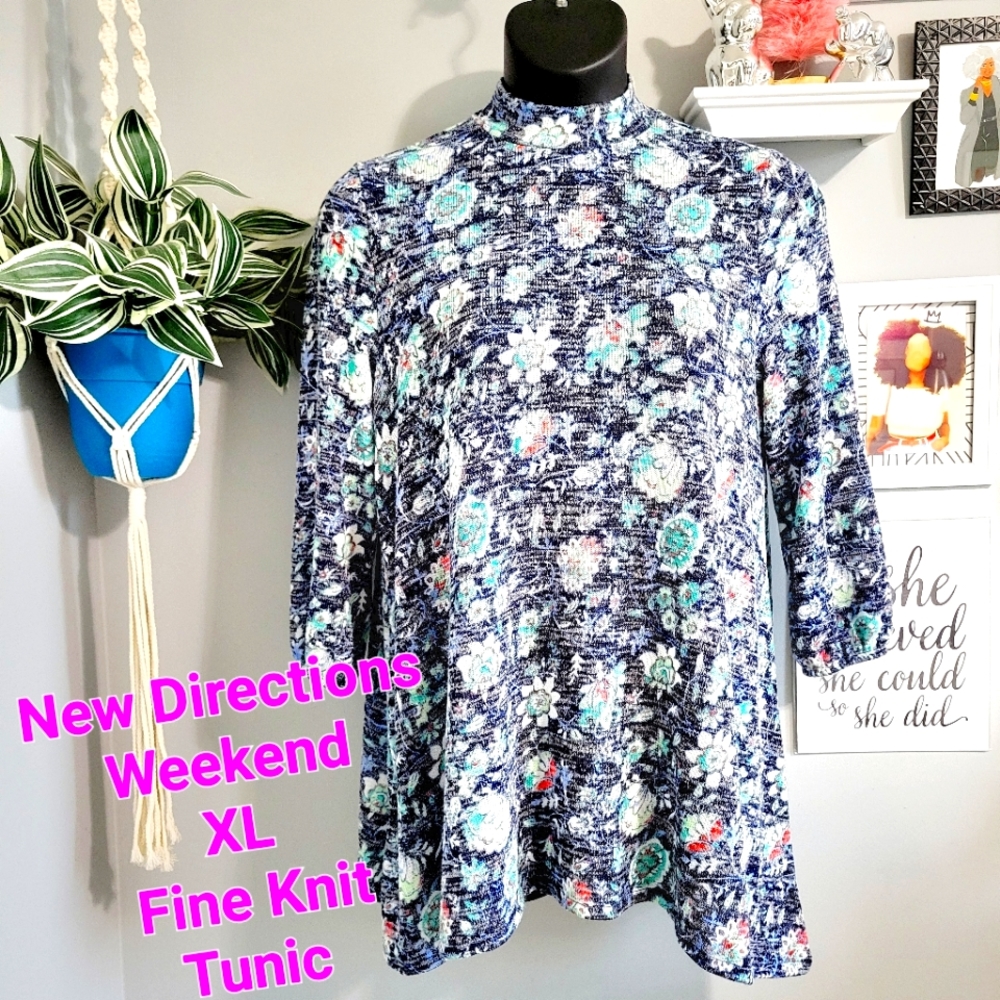 New Directions Weekend XL Fine Knit Tunic